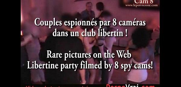  Spy cam at french private party! Camera espion en soiree privee.